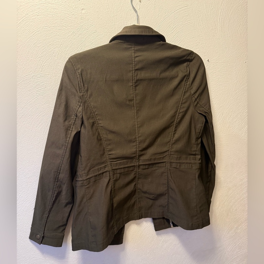 Eden Society Army Green Utility Jacket Cinched Waist Gen Z | Size S - Picture 3 of 6